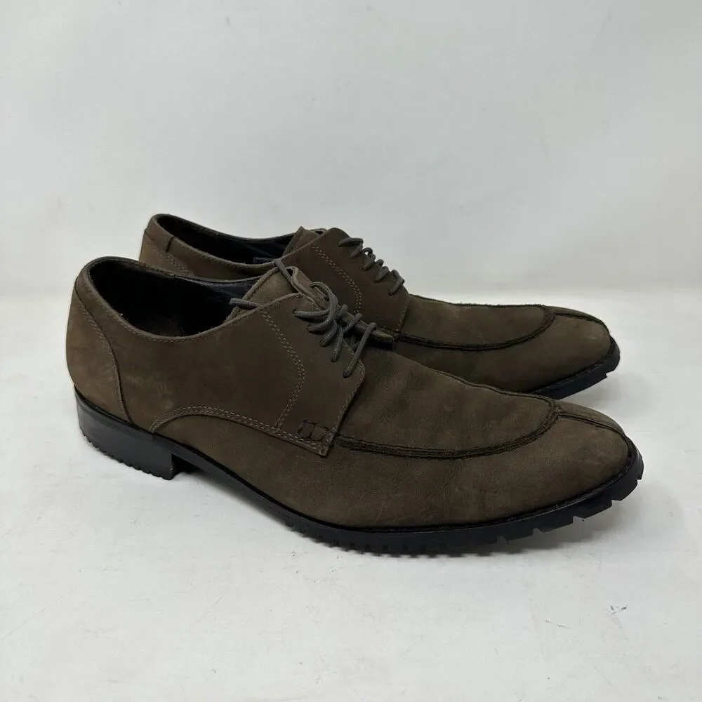 Cole Haan Mens Size 11 M NikeAir Brown Suede Leather Dress Shoe C11050